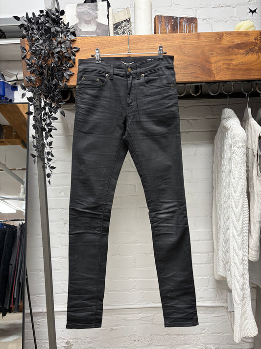 2020 Saint Laurent ‘D02’ Unaltered Black Skinny Jeans