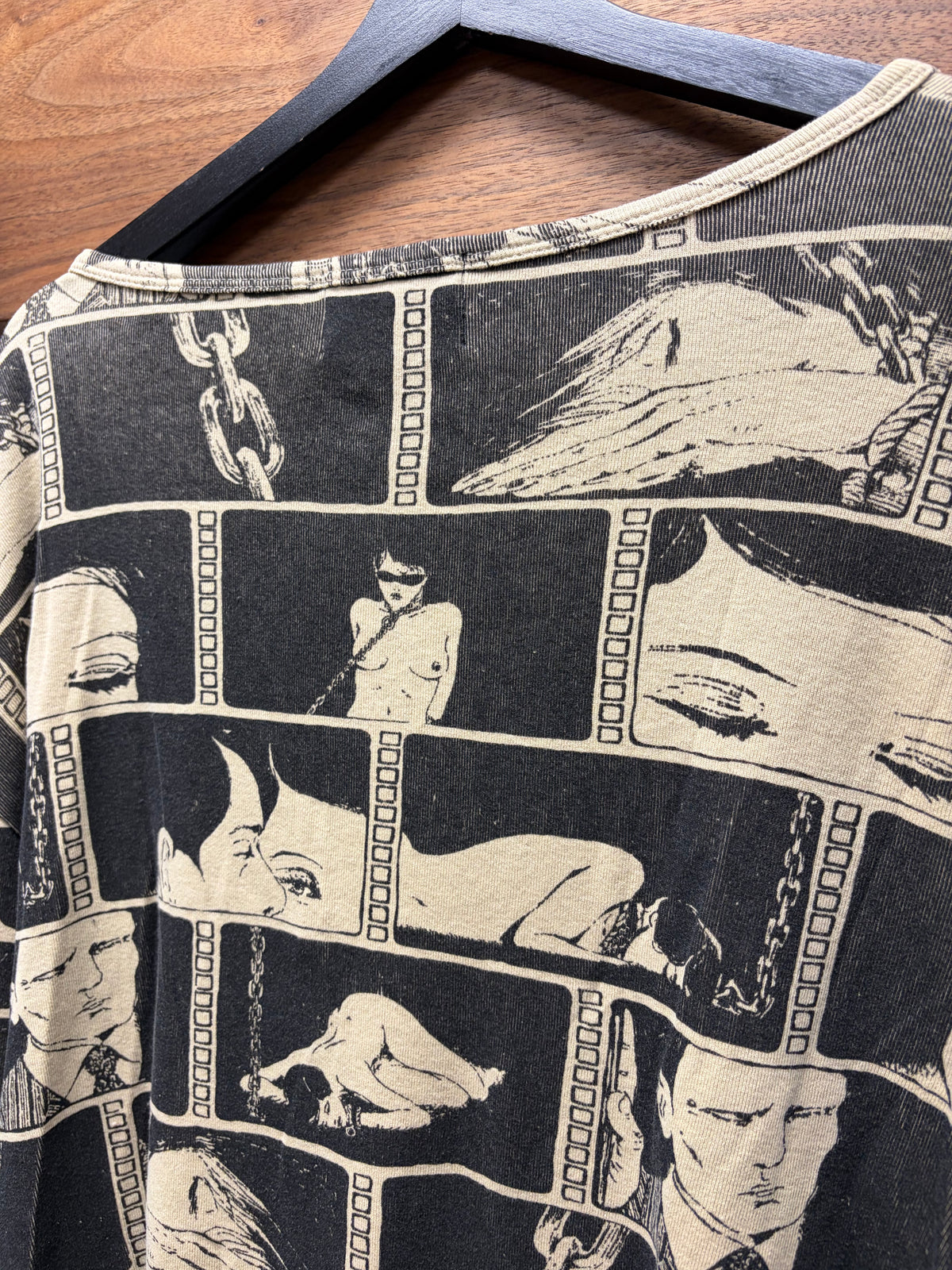 Enfants Riches Deprimés ‘Diary’ Black/White Full Print Long Sleeve Shirt