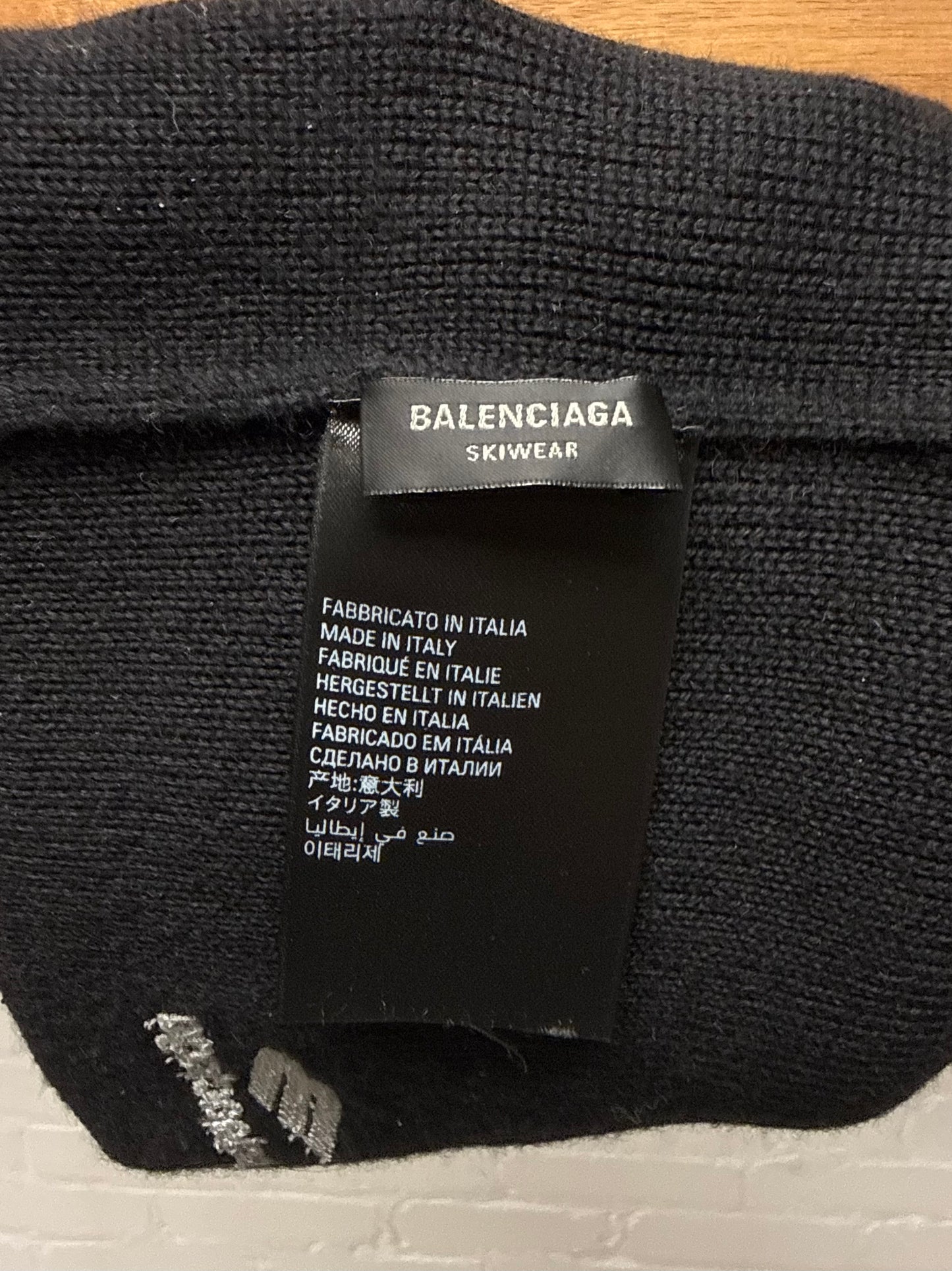 Balenciaga ‘3B Sports Icon’ Black ‘Goggle’ Beanie