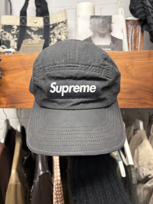 SS2020 Supreme x Barbour Black ‘Box Logo’ 5 Panel Hat
