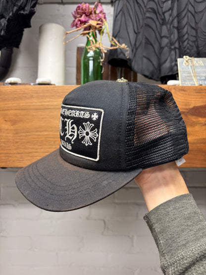 Chrome Hearts ‘Paris’ Store Exclusive Black ‘CH Patch’ Trucker Bat