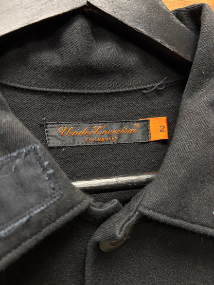 SS2006 Undercover ‘Klaus’ Black Patchwork Military Jacket