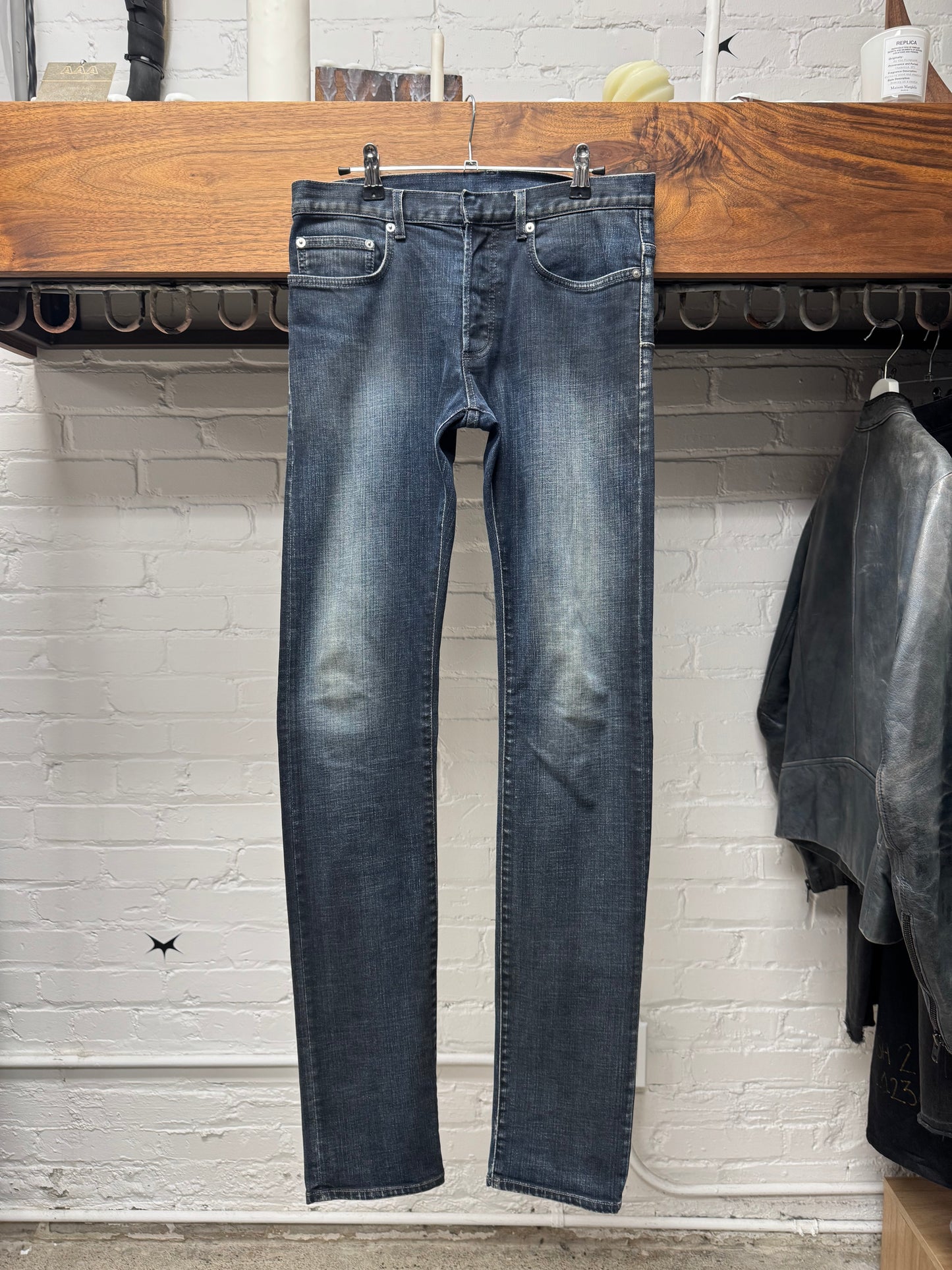 Dior Homme Raw Blue ‘Unaltered’ Skinny Denim