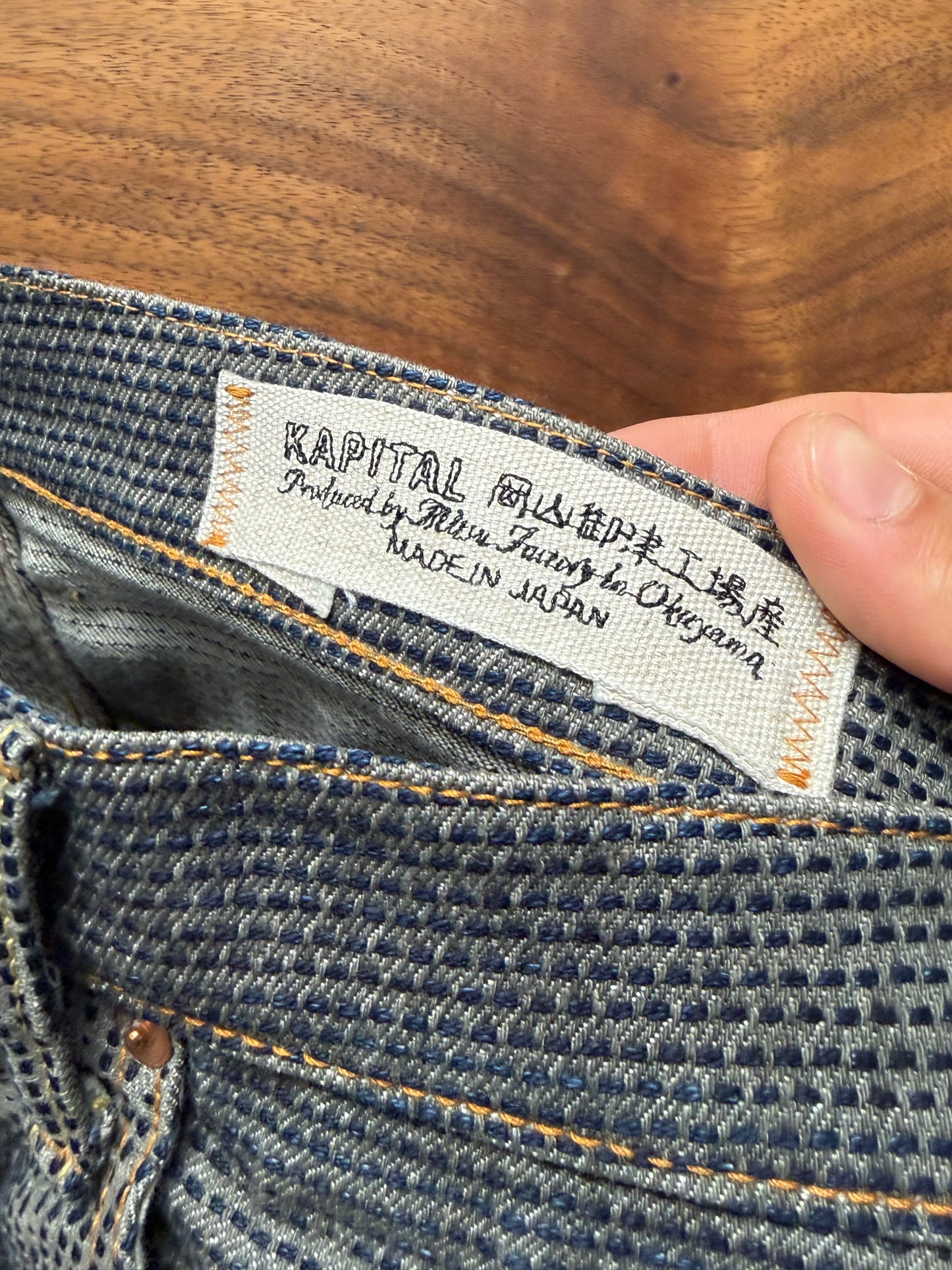 Kapital ‘Century Denim’ Grey Washed Jeans