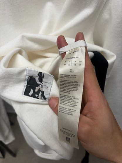 Rick Owens DRKSHDW Milk White ‘Double Thread’ Sweatshirt