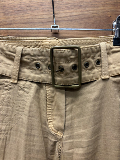 Share Spirit Belted Tan ‘Parachute Cut’ Cargo Pants