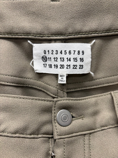 2018 Margiela Flared Leg Relaxed Cut Trousers