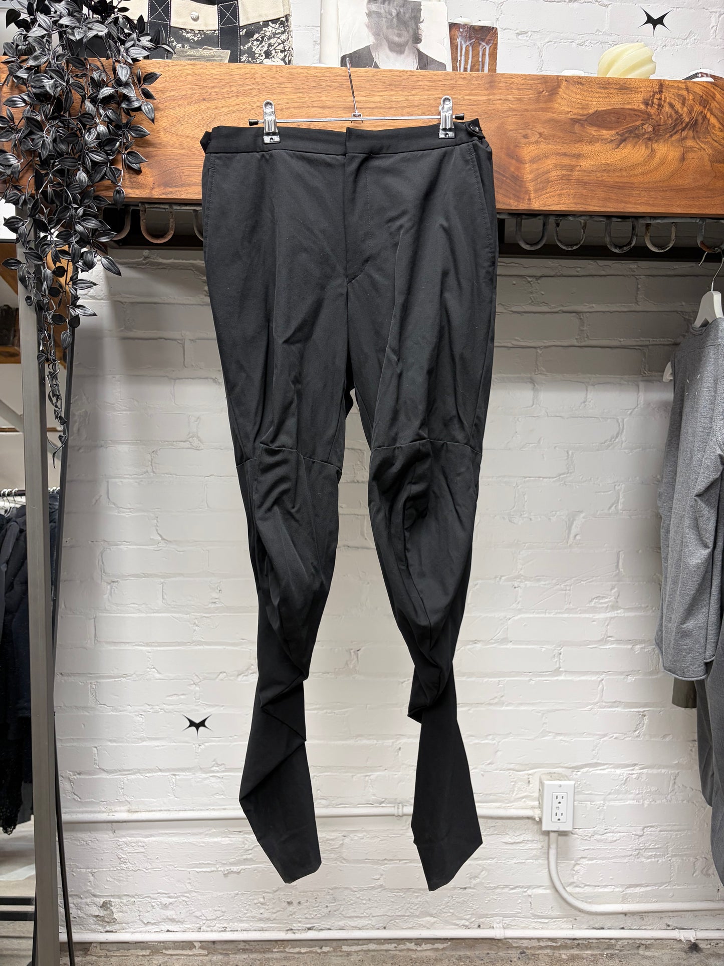 2010 Comme Des Garçons Black Cotton ‘Twist Seam’ Trousers