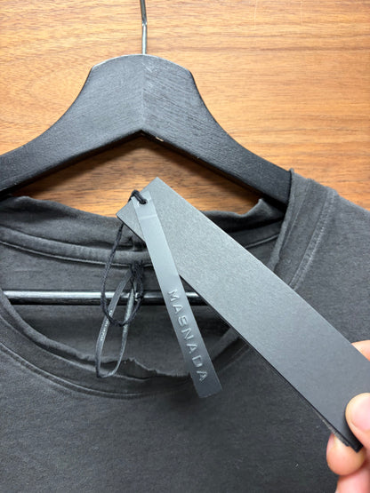 Masnada ‘Split Seam’ Faded Grey Asymmetric Long Sleeve Shirt