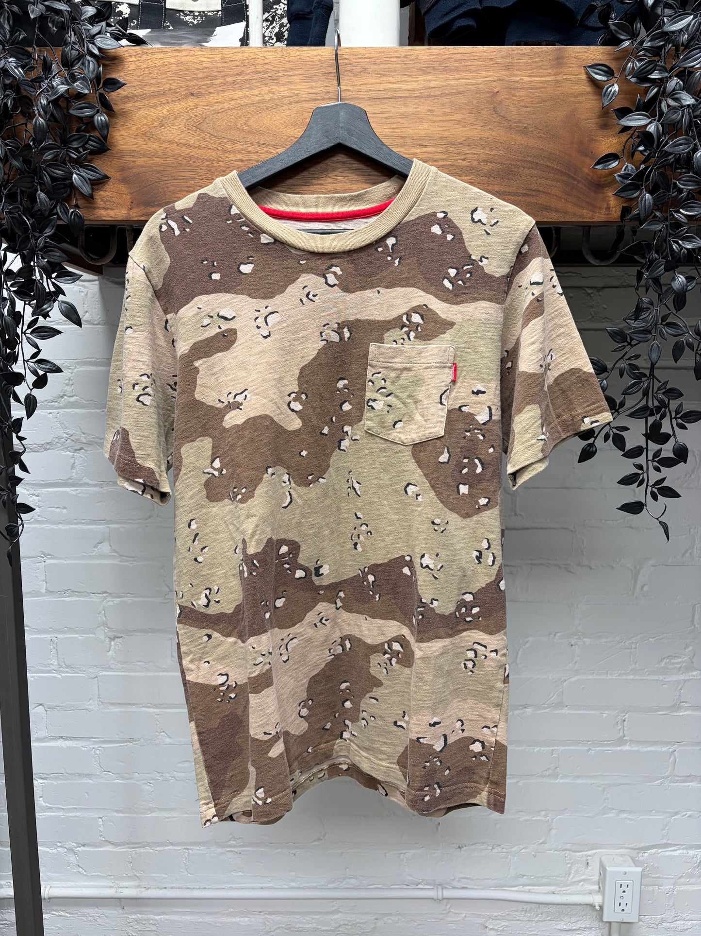 SS2017 Supreme Desert Camouflage Mini Box Logo Short Sleeve T-Shirt