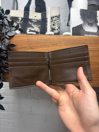 Bottega Veneta ‘Cassette’ Brown Calfskin Leather Bifold Wallet