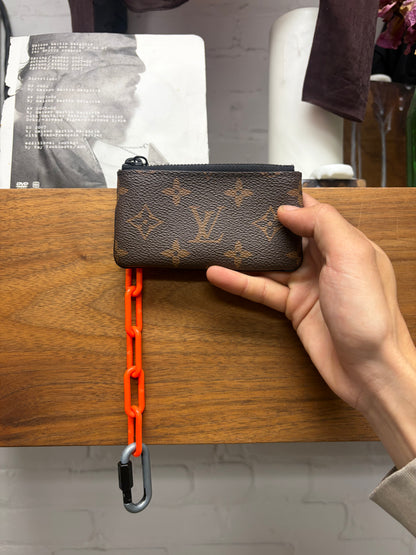 SS2019 Louis Vuitton by Virgil Abloh Monogram Leather ‘Solar Ray Clés’ Key Pouch