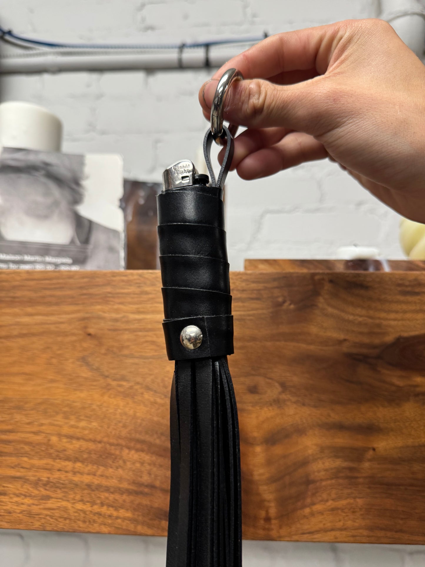 1/16 Vetements Leather ‘Flogger’ Dominatrix Whip Lighter Holder