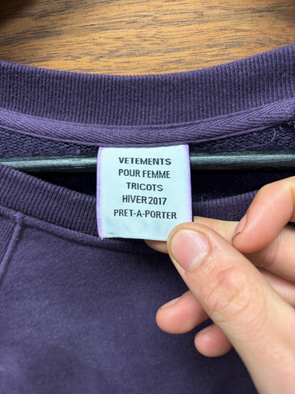 AW2017 Vetements ‘Unskinny’ Sweatshirt