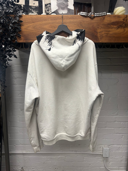 SS2020 Maison Margiela ‘Paint Logo’ Black/White Hoodie