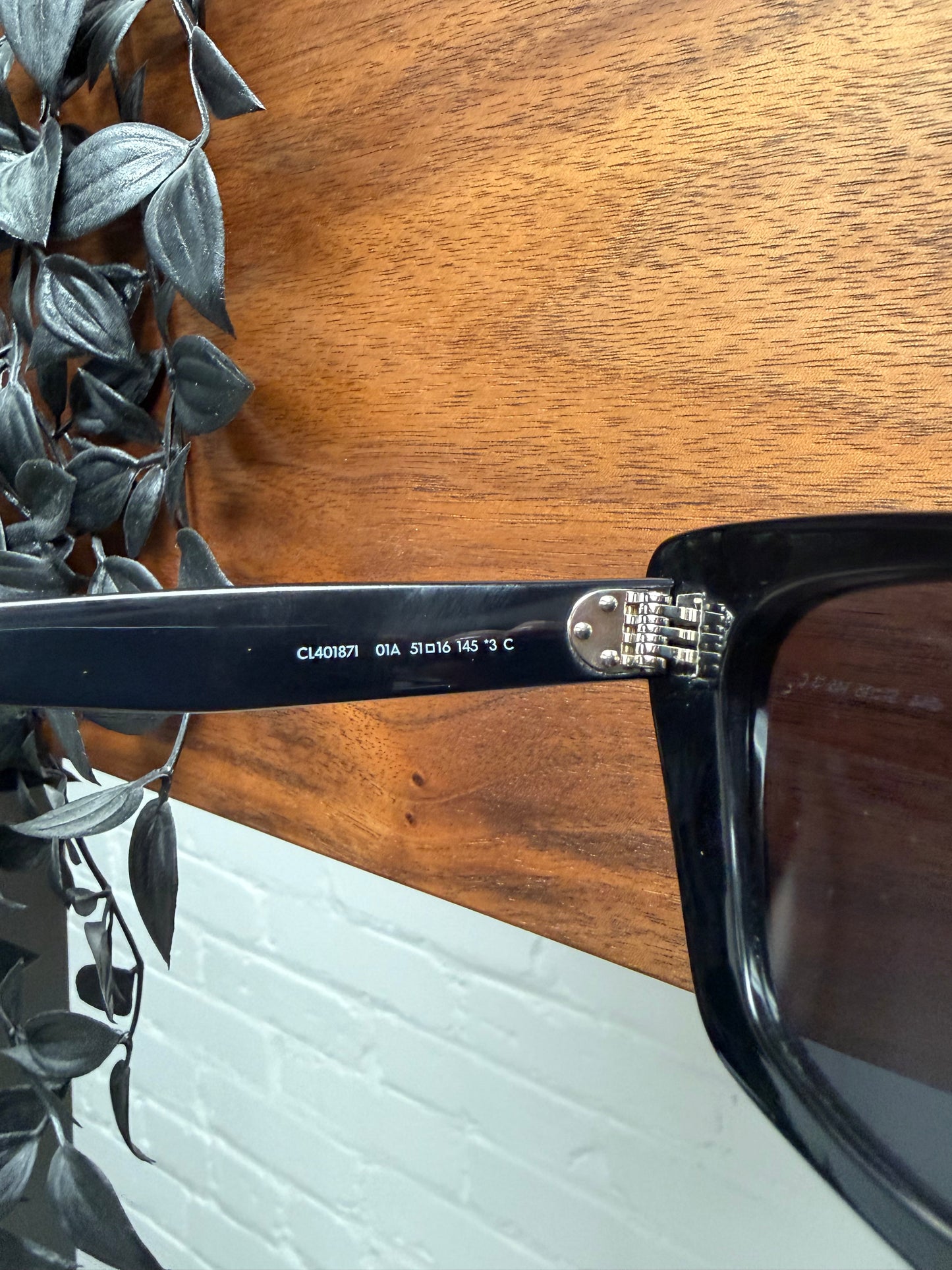 Celine ‘CL401871’ Black Tinted ‘Cat Eye’ Shape Sunglasses