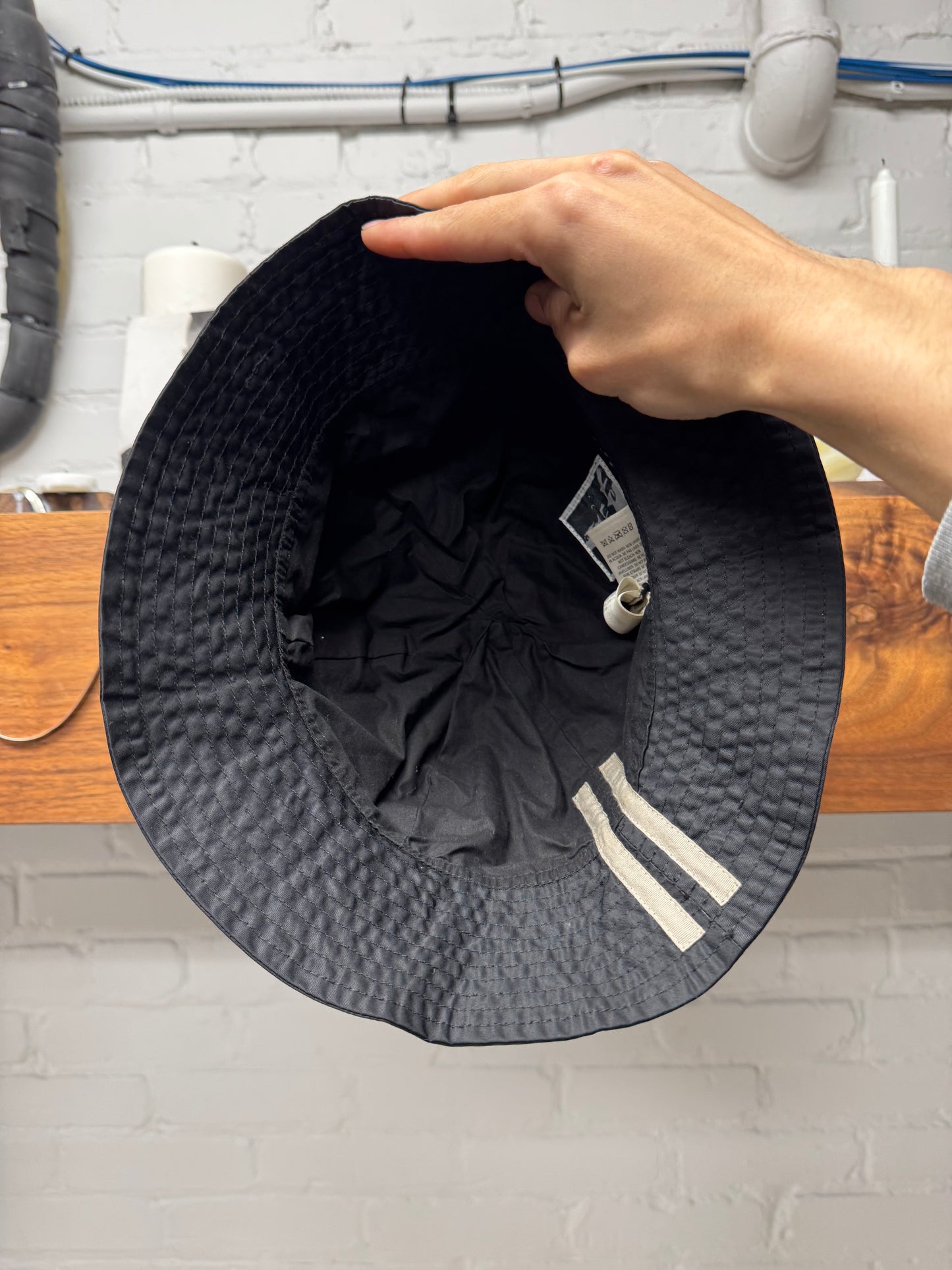 Rick Owens DRKSHDW Black Bucket Hat