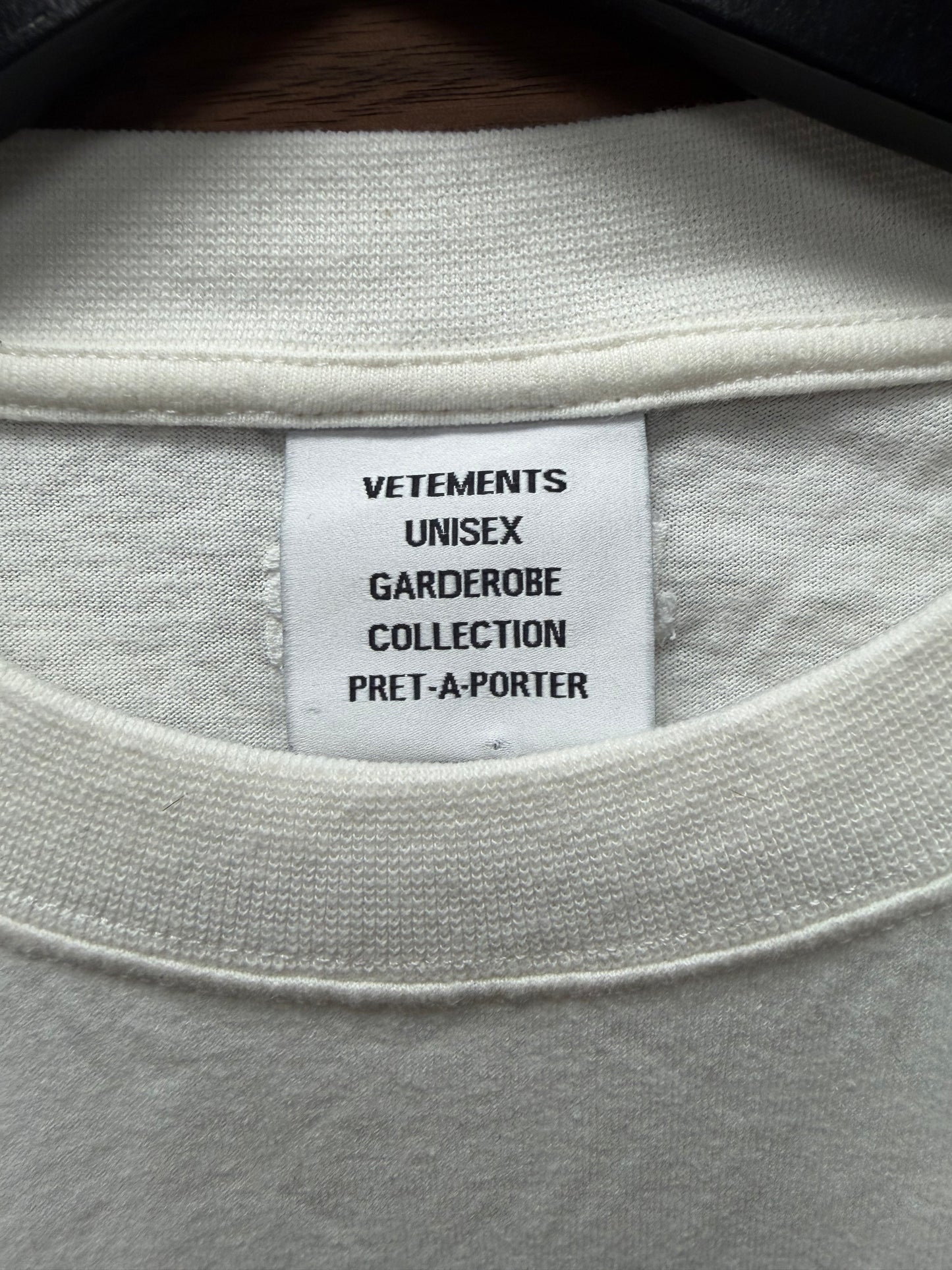 Vetements ‘Friends’ Parody Logo White Oversized Cotton T-Shirt
