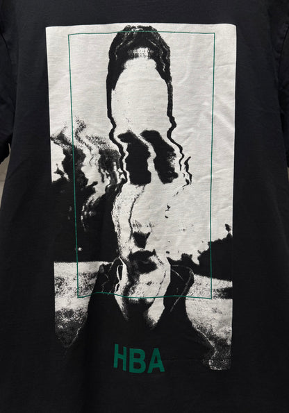 Hood by Air ‘Distorted Faces’ Black Graphic T-Shirt