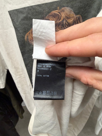 AW2021 Undercover x Markus Akesson ‘Portrait’ White Graphic T-Shirt