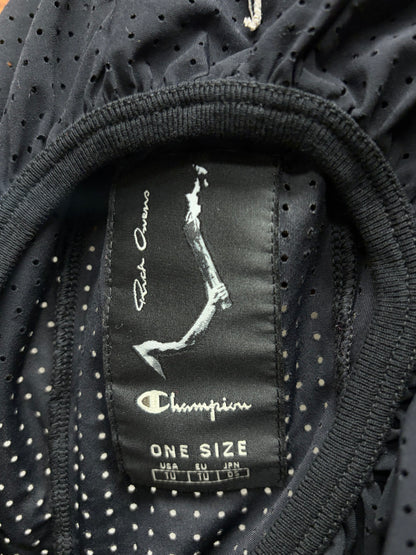 Rick Owens x Champion Pentagram Logo Black Balaclava/Ski Mask