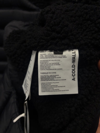 A-Cold-Wall ‘Stratus’ Black Down Filled Puffer Vest