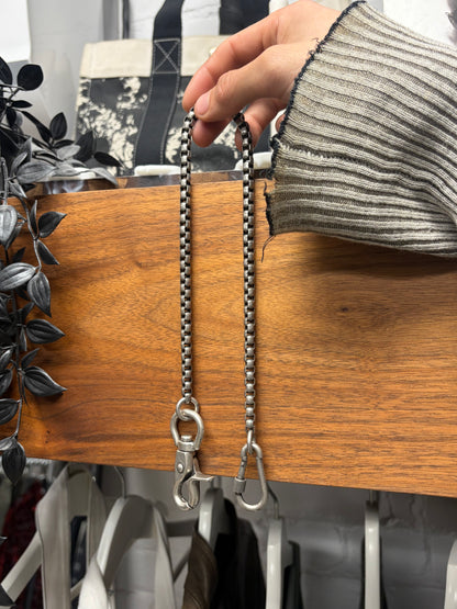 Yohji Yamamoto ‘S’yte’ Silver Tone Lobster Clasp Wallet Chain