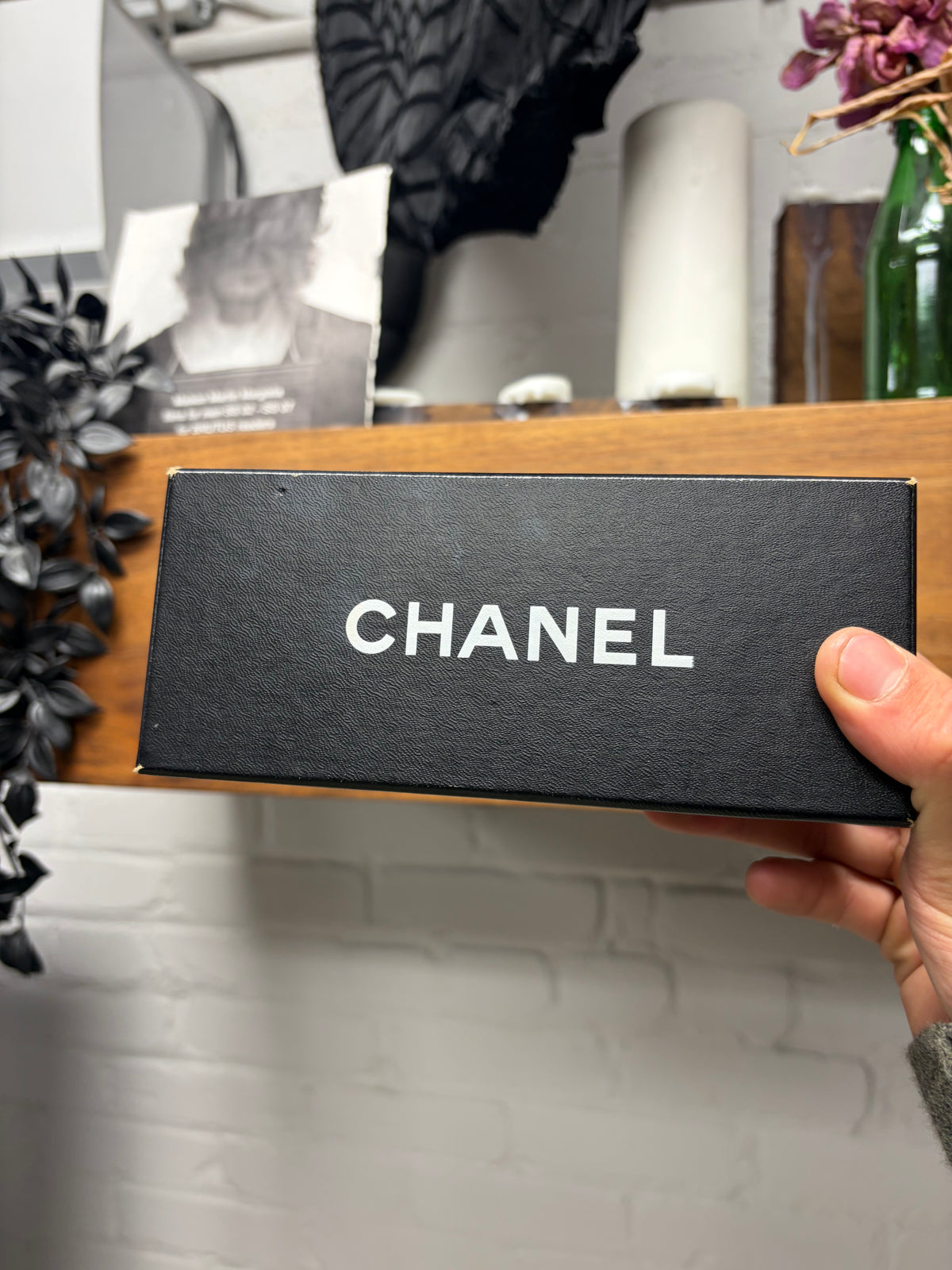 Chanel ‘C.501’ Black Quilted CC Logo Prescription Glasses Frames