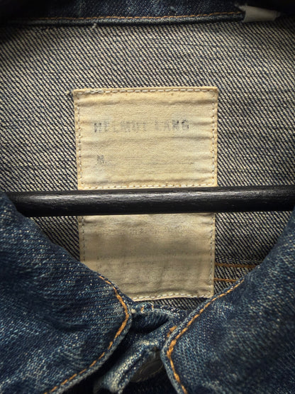 Vintage Helmut Lang True Washed Blue Denim Trucker Jacket