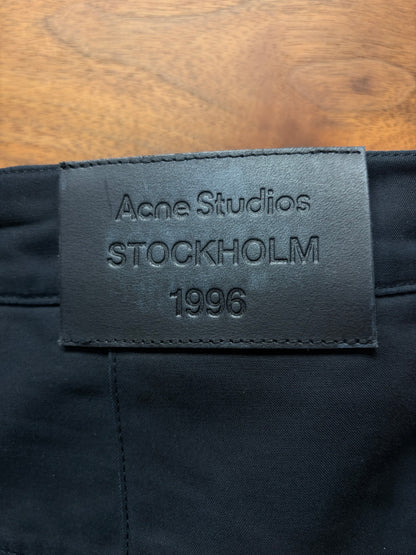 Acne Studios ‘Mended’ Black Wide Leg Denim