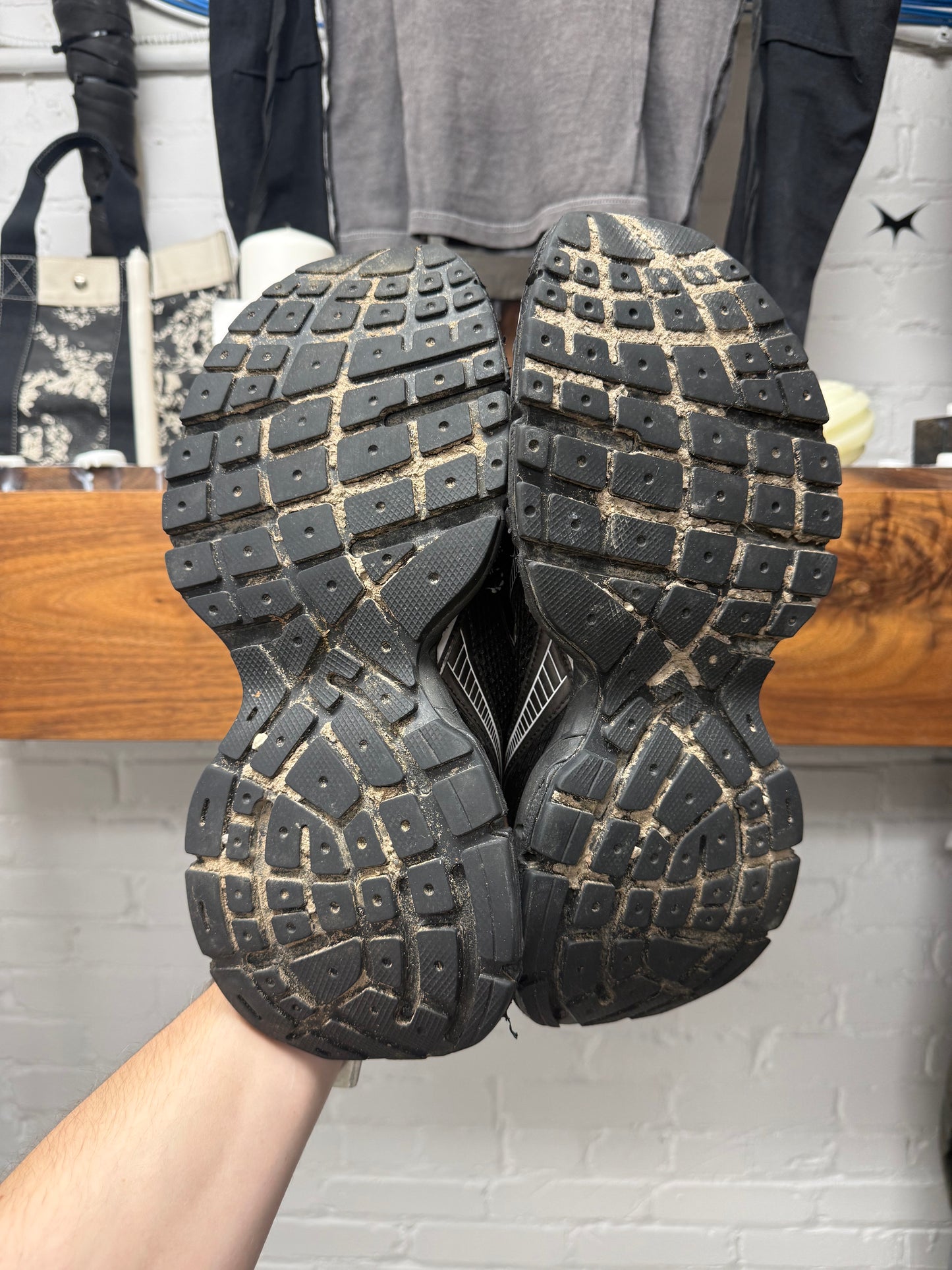 Balenciaga 3XL Black/Silver Low Top Sneakers