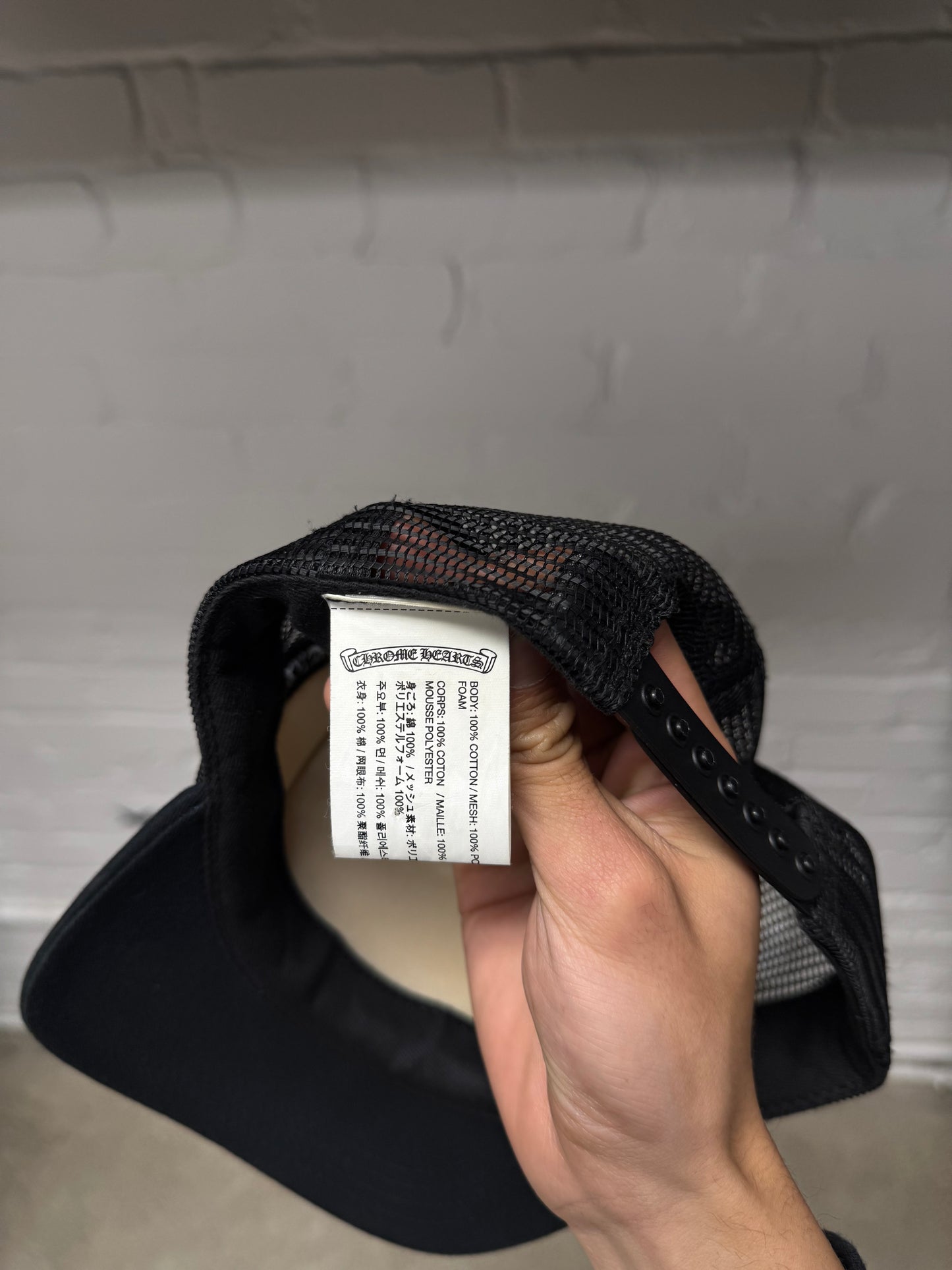Chrome Hearts ‘Hollywood’ Mesh Trucker Hat