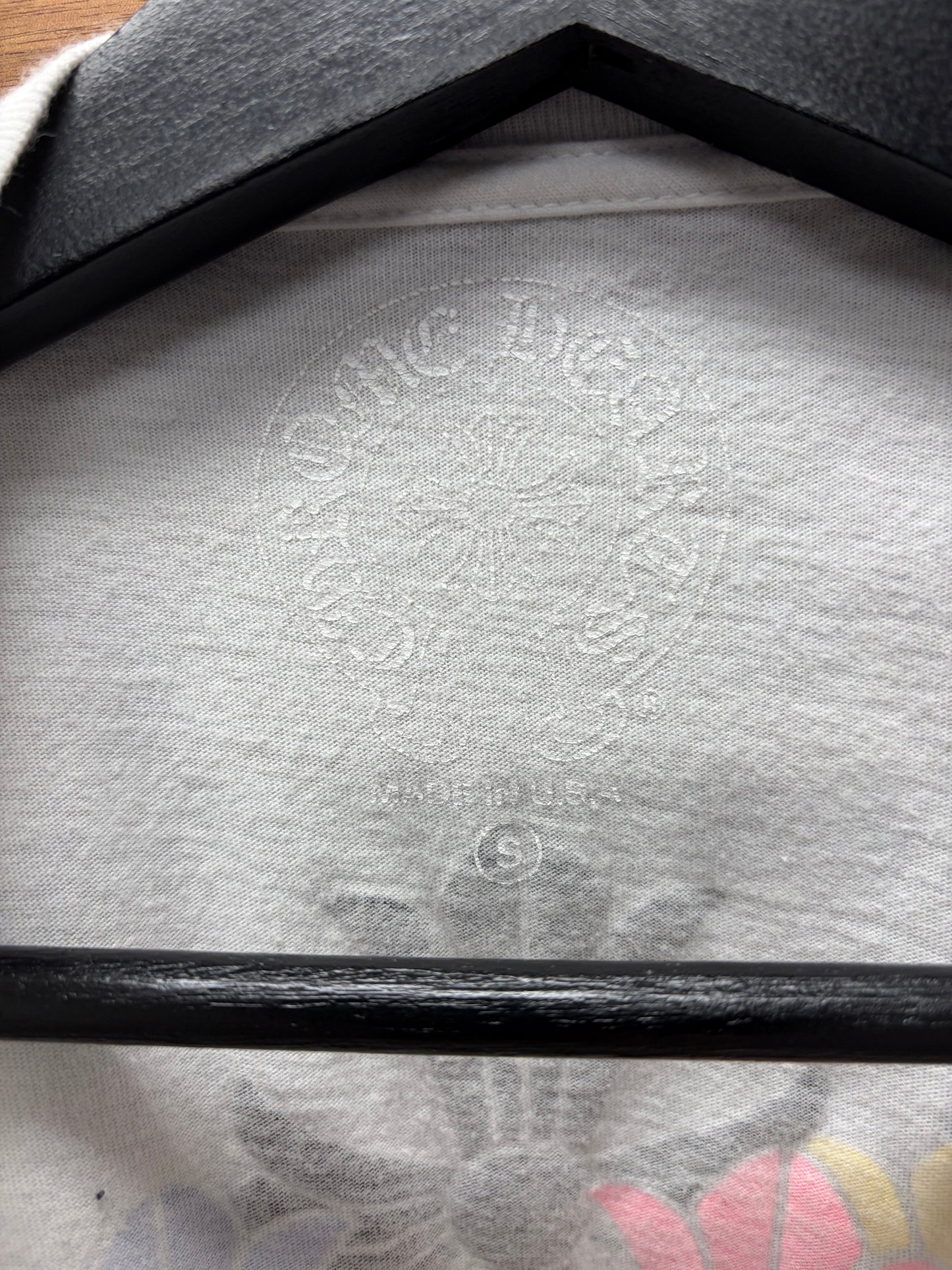 Chrome Hearts Multi-Coloured Cross ‘Cemetery’ Flooded White Long Sleeve Shirt