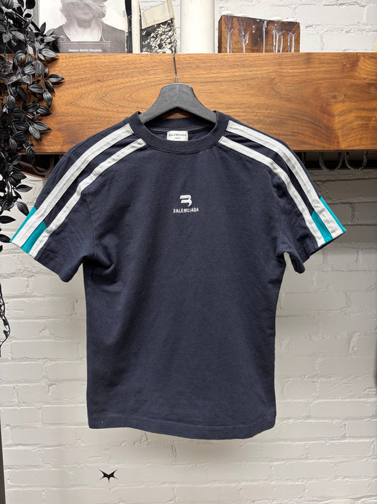 AW2022 Balenciaga ‘Sporty B’ Shrunk Cotton T-Shirt