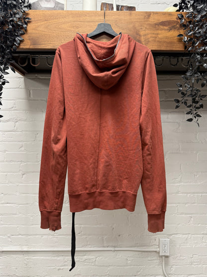 Rick Owens Dark Cherry ‘Gimp’ Full Zip Hoodie