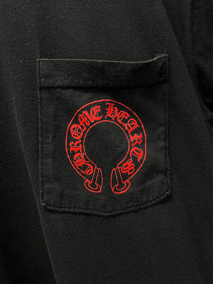 Chrome Hearts ‘Cemetery’ Cross Horseshoe Logo T-Shirt