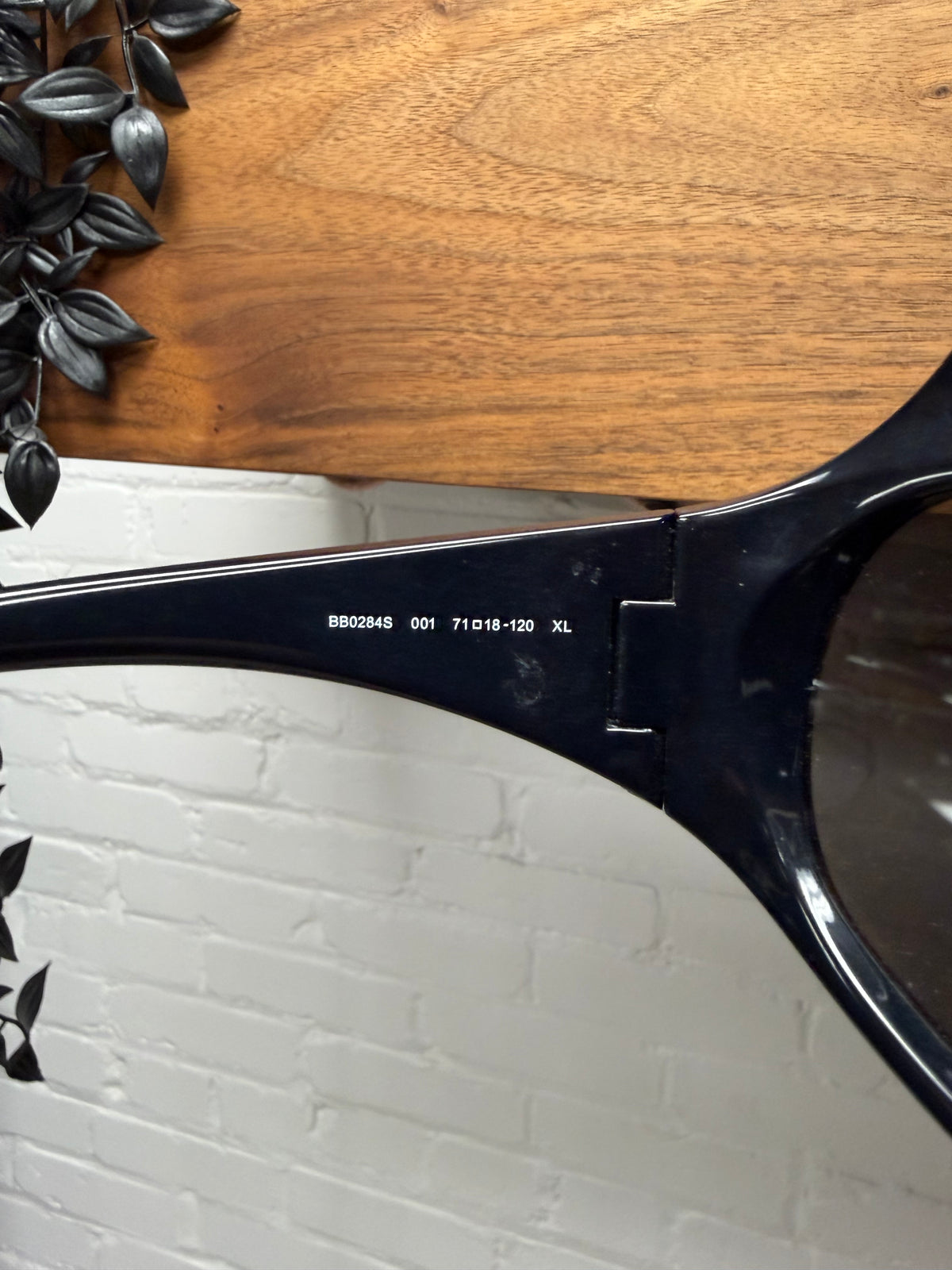 Balenciaga ‘Gotham’ Horned Black Bug Eye Sunglasses