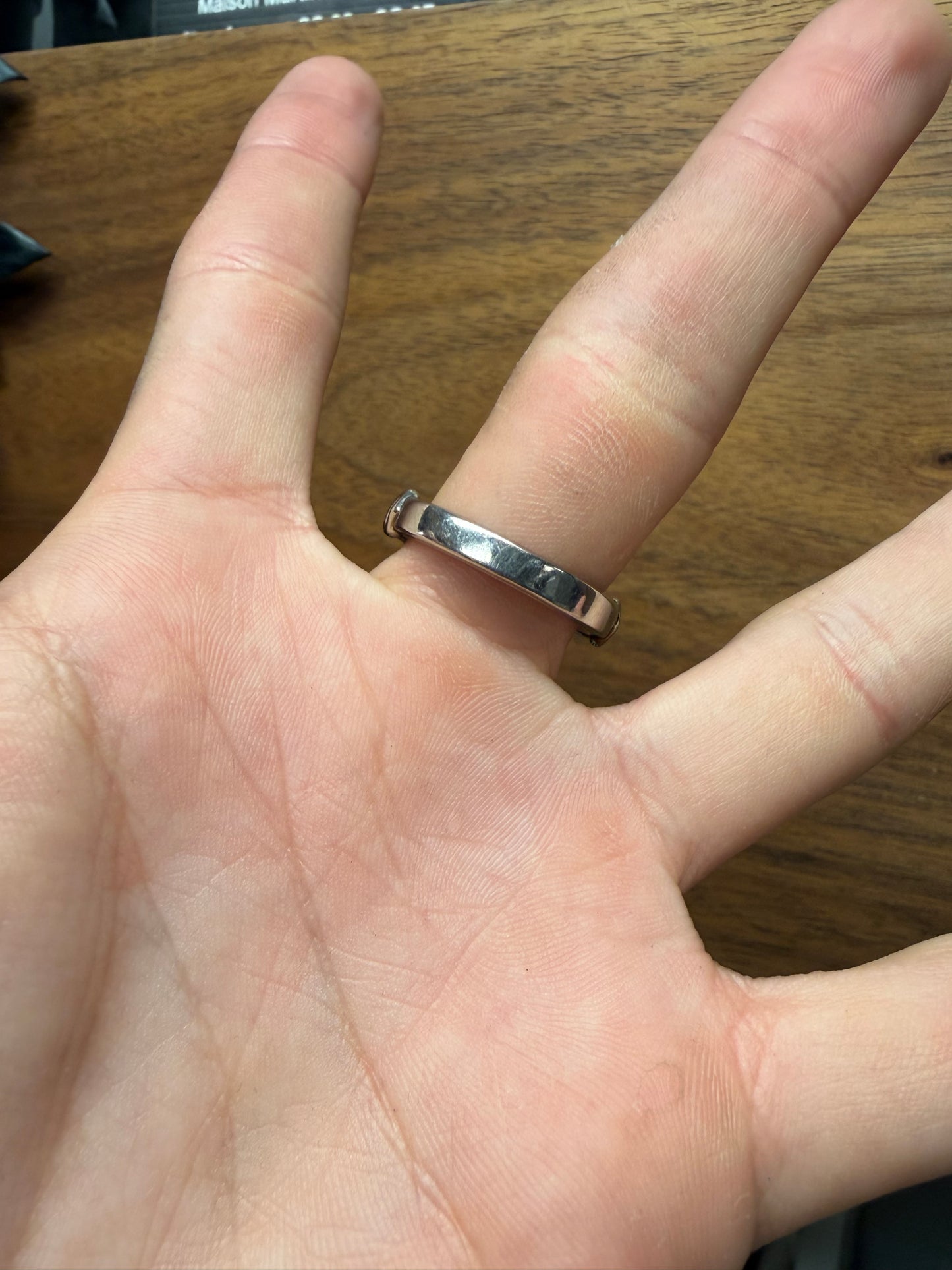 Alexander Mqueen ‘Skull Head’ Silver Finish Ring