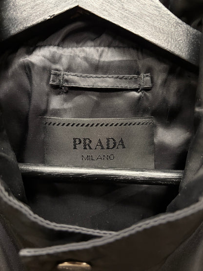 SS2012 Prada Studded Black/Grey Nylon Jacket