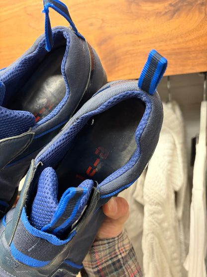 Vintage Miu Miu Men’s Blue Sporty  Low Top Sneakers