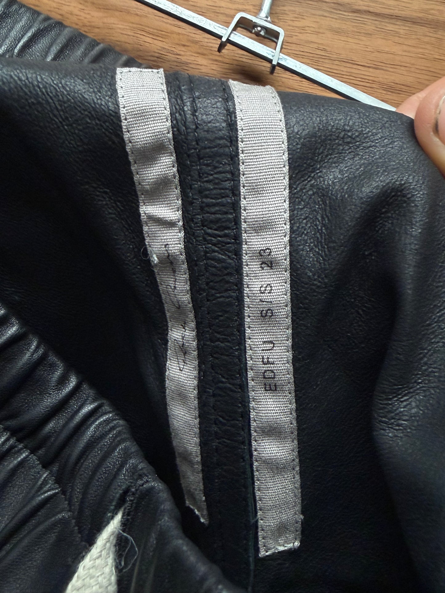 SS2023 Rick Owens ‘Edfu’ Peached Lambskin Women’s Boxer Shorts