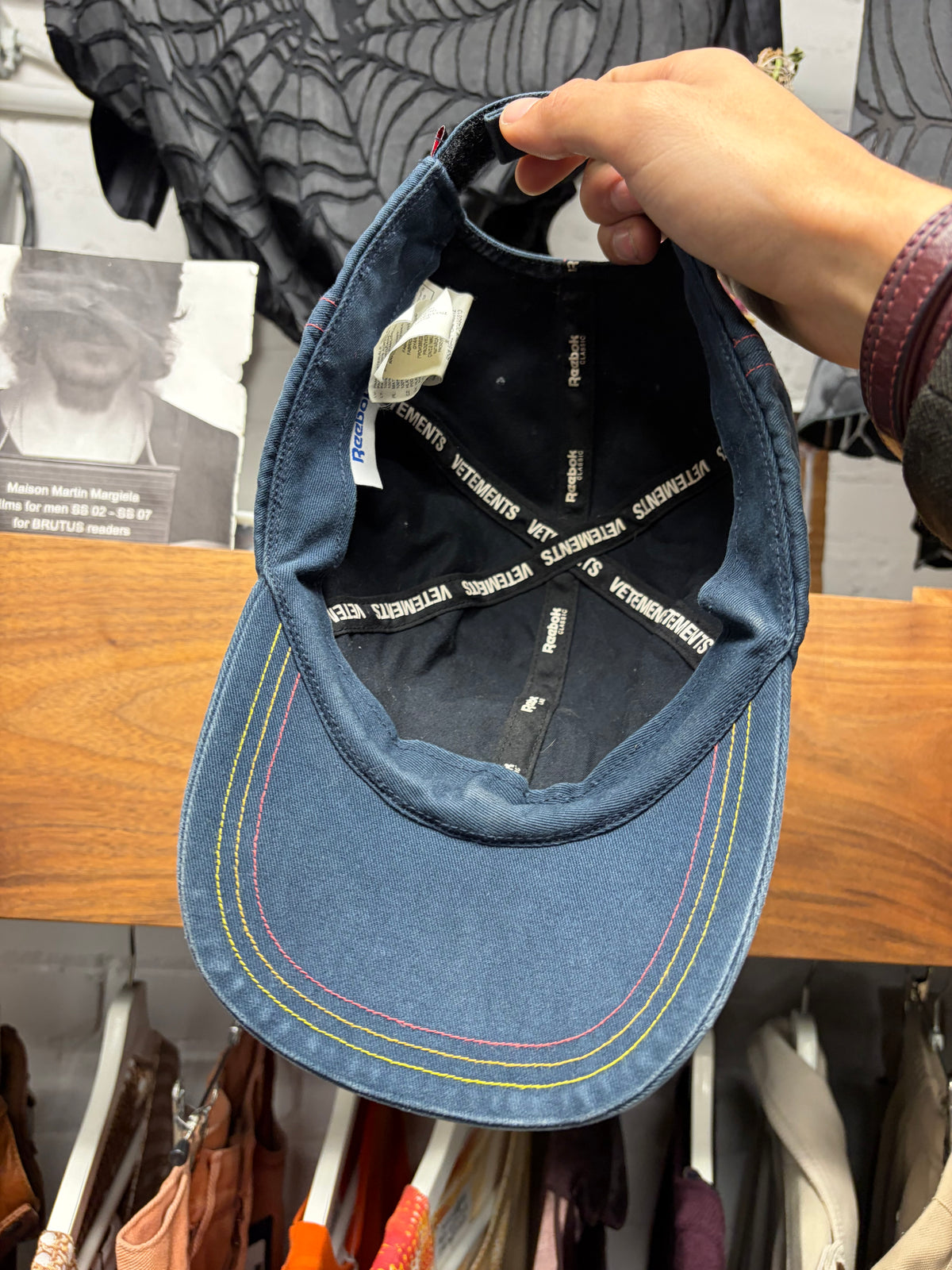 AW2018 Vetements x Reebok ‘Switzerland’ Flame Baseball Cap