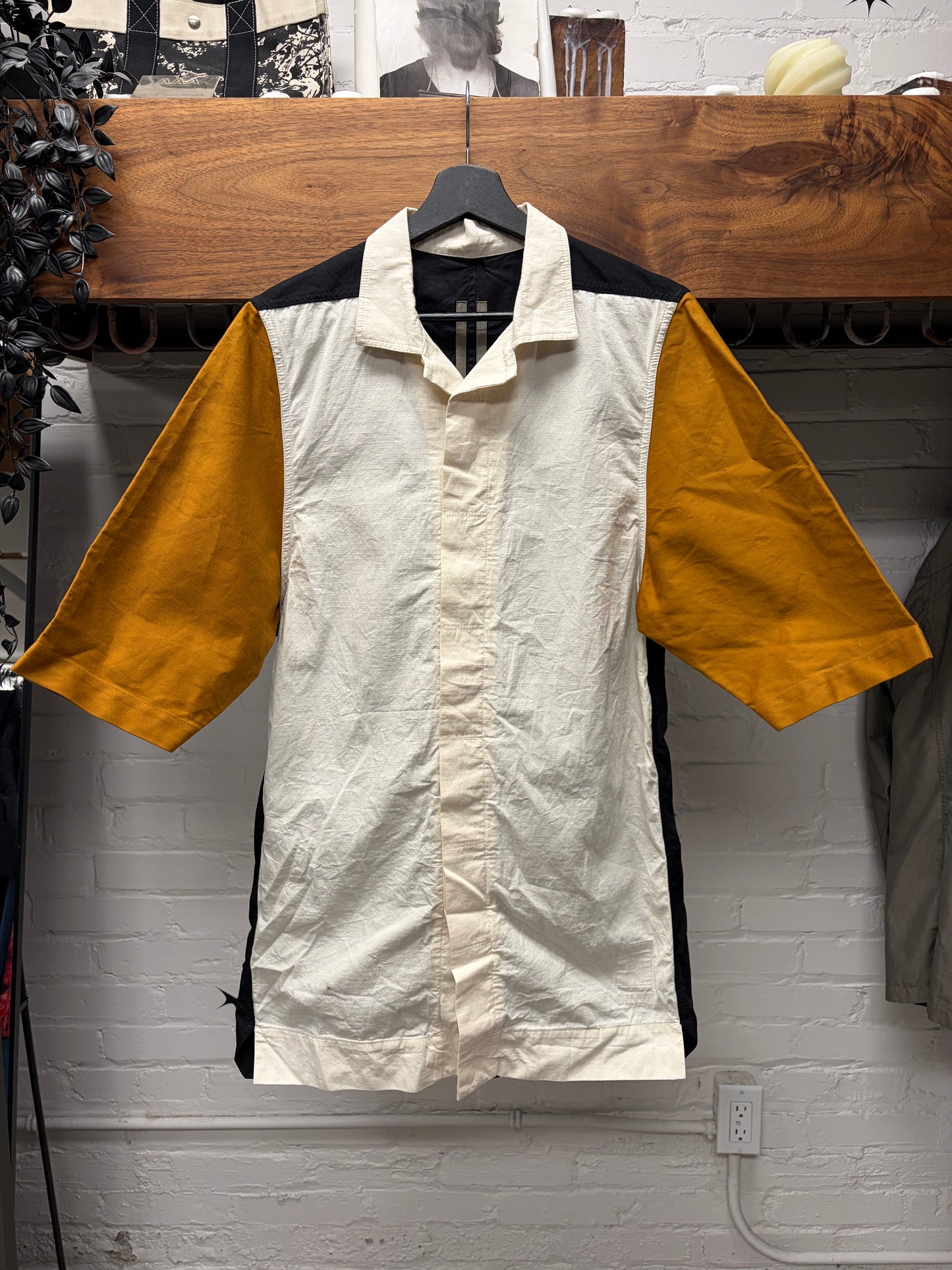 Rick Owens DRKSHDW ‘Magnum Tommy’ Short Sleeve Button Up Shirt