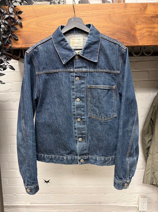 Vintage Helmut Lang Classic Blue Denim Trucker Jacket