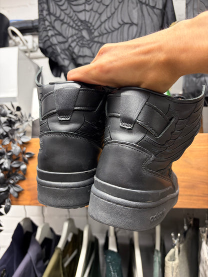 Jeremy Scott x Adidas ‘Wings 4.0’ Triple Black High Top Sneakers
