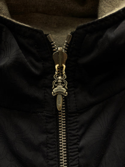 Chrome Hearts Reversible Jacquard Nylon/Raglan Hooded Zip-Up Jacket