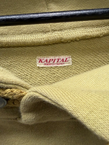 Kapital ‘Surf’ Light Green Cotton Hoodie