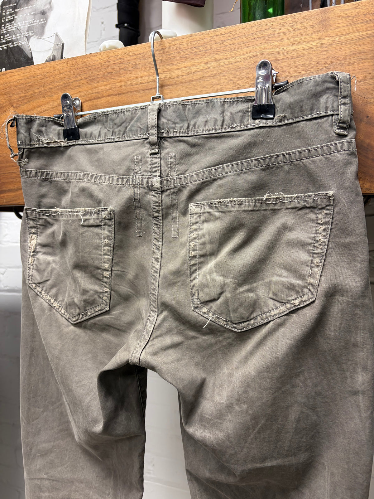 AW2007 Rick Owens DRKSHDW ‘Exploder’ Dust Distressed Skinny Denim