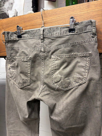 AW2007 Rick Owens DRKSHDW ‘Exploder’ Dust Distressed Skinny Denim