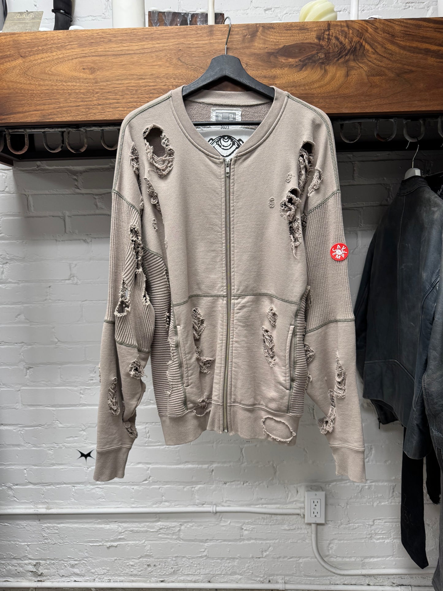 Cav Empt ‘Plague’ Wide Rib Cut Up Sweatshirt